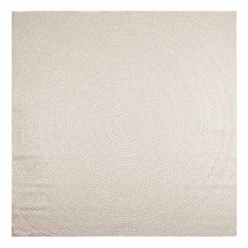 Rug ZIZUR Cream 240x240 cm - Stylish Indoor & Outdoor Decor