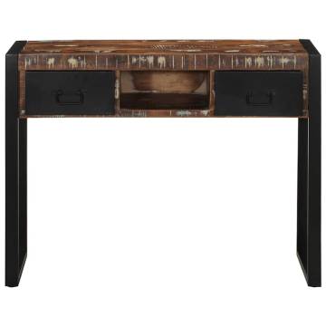 Multicolour Console Table 100x35x75 cm Solid Reclaimed Wood