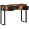 Multicolour Console Table 100x35x75 cm Solid Reclaimed Wood