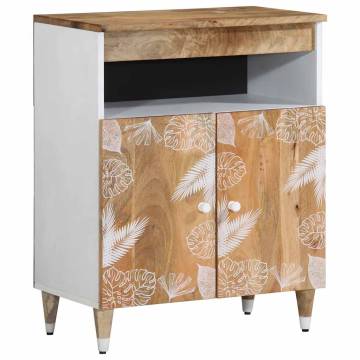 Solid Wood Mango Sideboard - 60x33.5x75 cm | Hipo Market