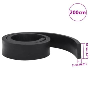 Rubber Edge for Snow Plow - 200x10x2 cm | Hipo Market