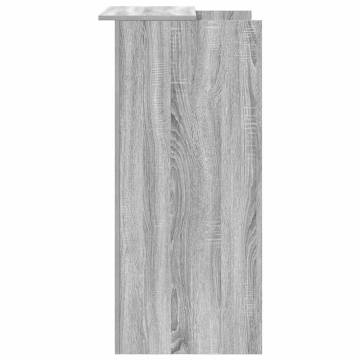 Reception Desk Grey Sonoma - 55x50x103.5 cm Engineered Wood