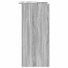 Reception Desk Grey Sonoma - 55x50x103.5 cm Engineered Wood