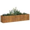  Planter Rusty 200x40x40 cm Weathering Steel Colour weathering steel/brown Size 200 x 40 x 40 cm Quantity in Package 1 