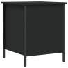 Stylish Black Storage Bench - 40x42.5x50 cm - Hipomarket