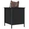 Stylish Black Storage Bench - 40x42.5x50 cm - Hipomarket