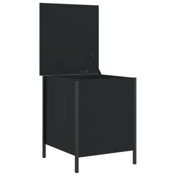 Stylish Black Storage Bench - 40x42.5x50 cm - Hipomarket