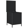 Stylish Black Storage Bench - 40x42.5x50 cm - Hipomarket