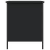 Stylish Black Storage Bench - 40x42.5x50 cm - Hipomarket