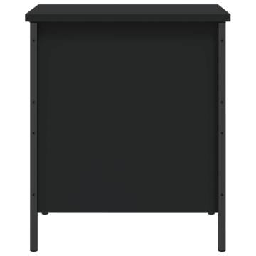 Stylish Black Storage Bench - 40x42.5x50 cm - Hipomarket