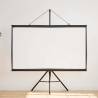 60 Inch Tripod Projection Screen - Perfect for Any Setting