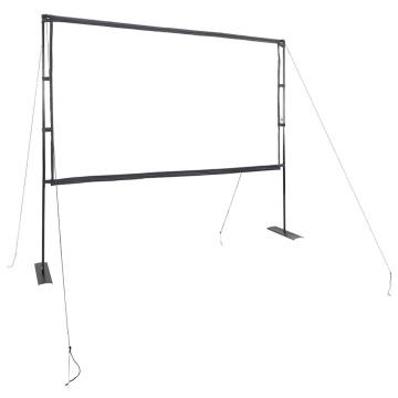 120 Inch 16:9 Projection Screen with Stands - Hipomarket