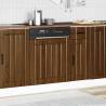 Dishwasher Panel Lucca Brown Oak - Durable Engineered Wood