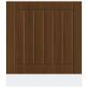 Dishwasher Panel Lucca Brown Oak - Durable Engineered Wood