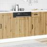 Lucca Artisan Oak Dishwasher Panel | Durable Engineered Wood