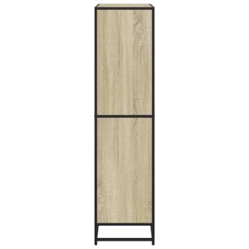 Bookcase Sonoma Oak 80.5x35x139 cm - Modern & Durable Storage