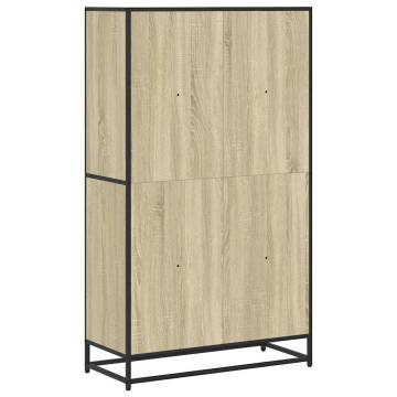 Bookcase Sonoma Oak 80.5x35x139 cm - Modern & Durable Storage