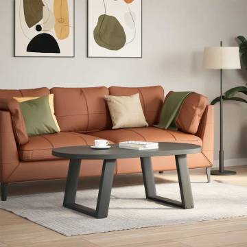 U-Shaped Coffee Table Legs - Anthracite Steel 60x(42-43) cm