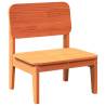 Garden Chairs 2 pcs Wax Brown - Solid Pinewood | Hipo Market