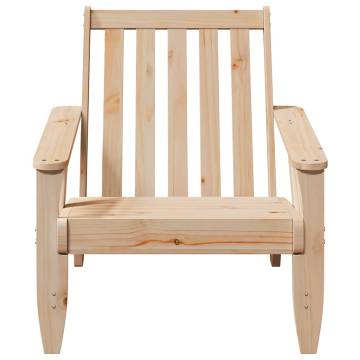 Garden Adirondack Chairs - 2 pcs Solid Pine | HipoMarket