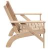 Garden Adirondack Chairs - 2 pcs Solid Pine | HipoMarket