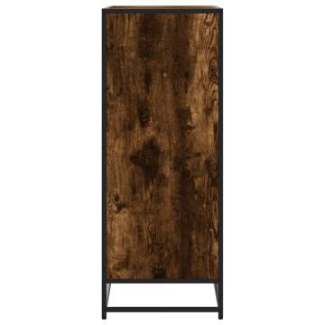 Shoe Cabinet Smoked Oak 75x38x97.5 cm | Hipomarket