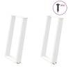 Dining Table Legs U-Shaped 2 pcs White 50x(72-73) cm Steel Colour white Size 50 x (72-73) cm Quantity in Package 1 Number of 