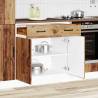  Kitchen Base Cabinet Lucca Old Wood Engineered Wood Colour old wood Quantity in Package 1 Model 1x bottom cabinet (2 doors 2 drawers) 80 cm Number of 