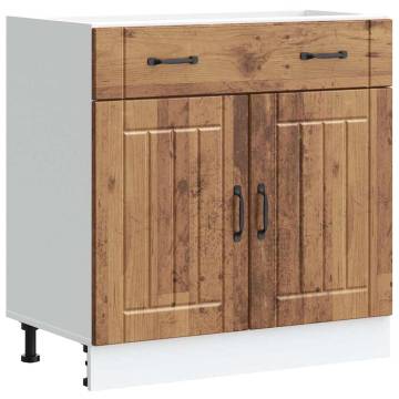 Kitchen Base Cabinet Lucca - Old Wood Engineered Wood