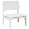 Garden Chair White - Solid Pine Wood 60x52.5x72 cm | HipoMarket