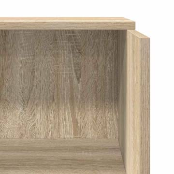 Sonoma Oak Reception Desk - Durable Engineered Wood Design