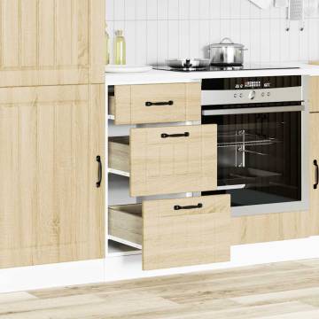 Kitchen Base Cabinet Lucca Sonoma Oak - Durable & Stylish