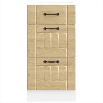 Kitchen Base Cabinet Lucca Sonoma Oak - Durable & Stylish