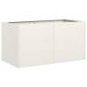 Stylish White Planter - 80x40x40 cm Cold-Rolled Steel