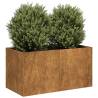  Planter Rusty 80x40x40 cm Weathering Steel Colour weathering steel/brown Size 80 x 40 x 40 cm Quantity in Package 1 