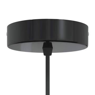 Height Adjustable Gloss Black Pendant Lamp - E27 | HipoMarket