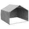 Outdoor Dog Kennel with Cover - 2x2x1.5m Galvanised Steel