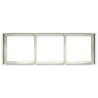 Stylish White Cold-Rolled Steel Planter - 120x40x40 cm