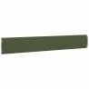 Lawn Edgings 50 pcs | Olive Green Cold-rolled Steel 15x103 cm