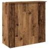 Reception Desk Old Wood 100x50x103.5 cm | HipoMarket