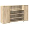 Reception Desk Sonoma Oak - Stylish & Functional Design