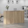 Reception Desk Sonoma Oak - Stylish & Functional Design