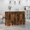 Reception Desk Smoked Oak 155x50 cm - Versatile & Durable