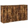 Stylish Reception Desk in Smoked Oak - 180x50 cm