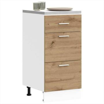 Bottom Cabinet Artisan Oak - Durable Storage Solution 40x46 cm