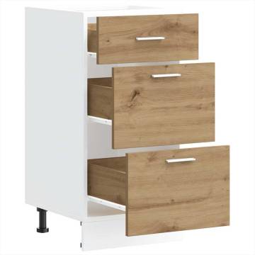 Bottom Cabinet Artisan Oak - Durable Storage Solution 40x46 cm