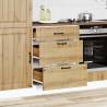 Lucca Artisan Oak Kitchen Base Cabinet - Durable & Stylish