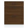 Kalmar Brown Oak Kitchen Base Cabinet | HipoMarket UK