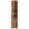  Bathroom Cabinet Old Wood 30x30x183.5 cm Engineered Wood Colour old wood Model with handle Number of 1 Number of Pieces 