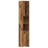 Elegant Old Wood Bathroom Cabinet - 30x30x183.5 cm